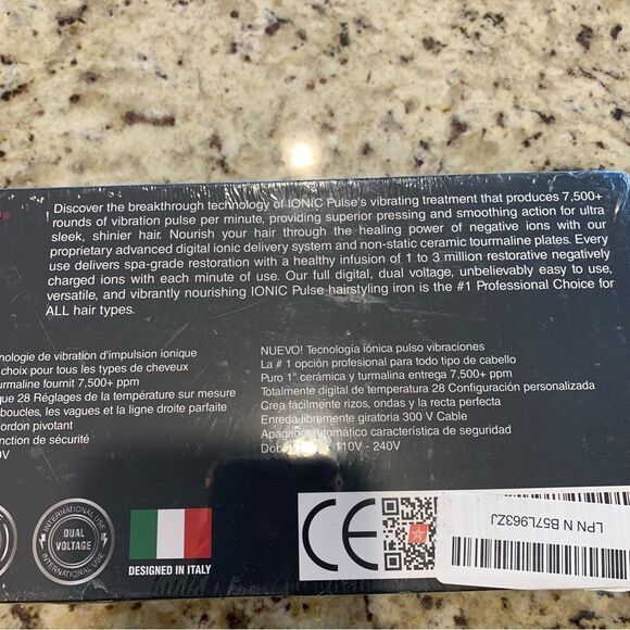 Mondava Professional Ceramic Tourmaline Hair Straightener Pulse NEW - Picture 6 of 7